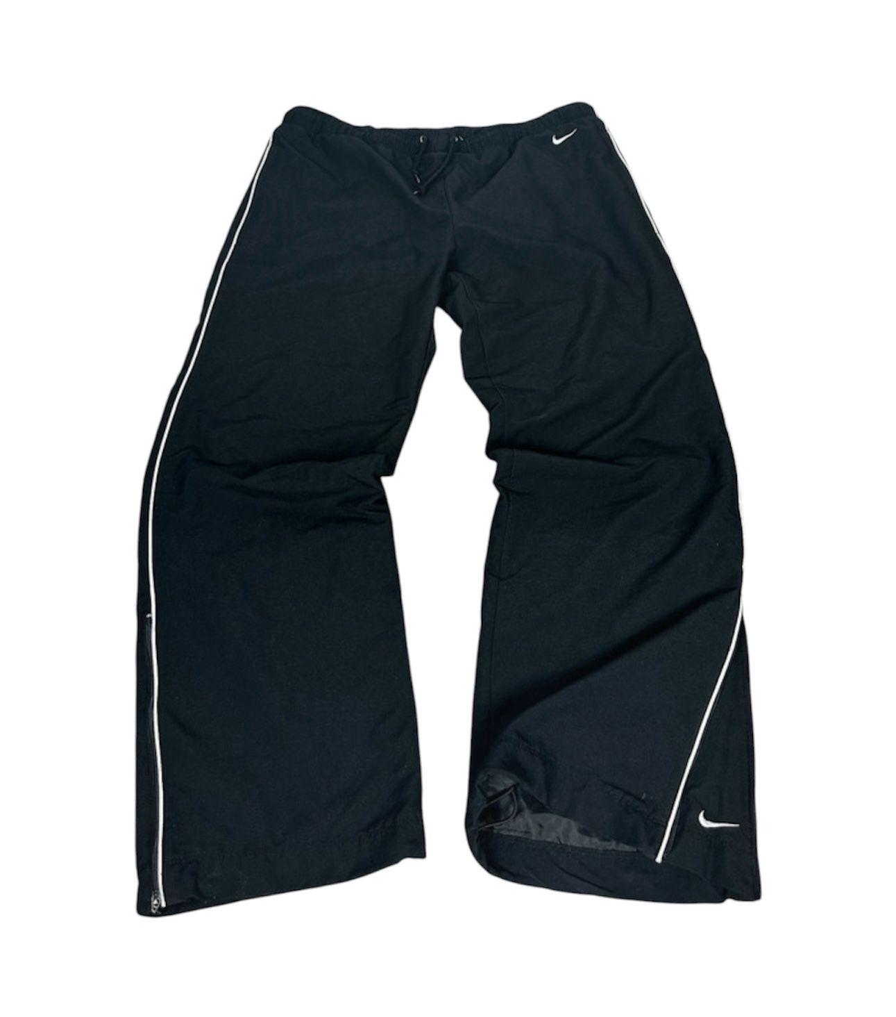 Schwarze Nike Trackpants Open Leg (XS/S)